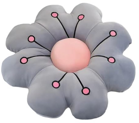 Katutude Blumen Plüschkissen, 45cm Blumenform Plüsch Kissen Niedliches Blumen Bodenkissen Blumen-Bodenkissen Blumenförmiges Kissen Blumenplüschkissen Stuhlkissen Sitzkissen Heimdekoration