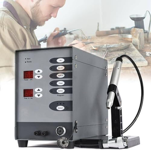 YLANMEI Jewelry Spot Welder, Argon Arc Welding Machine Pulse Welder, High Power Dental Equipment Stainless Steel Precision Welder