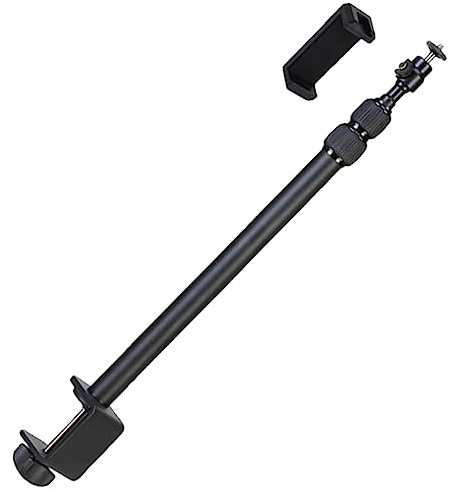 SECFOU Support De Caméra De Bureau Ajustable Support De Clamp pour Light Et Équipement Photo Hauteur Réglable pour Livestreaming Et Photographie
