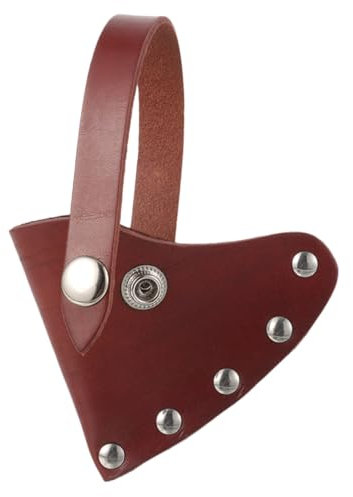 SEWOART Tree Cutting Ax Protective Cover Leather Ax Sheath for Camping Head Outdoor Case Cover