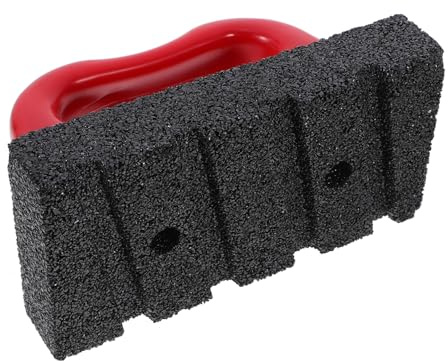 BAZEITFLOW Ergonomic Abs Rub Brick Tool for Brick Stain Removal with Handle, Concrete Finishing Broom and Paver Removal Tool for Home Renovation Projects and Construction
