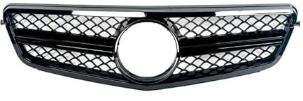 Kühlergrille Für C-Klasse C204 Coupé 2011-2013 2014 2015 W204 Limousine S204 Kombi 2007-2014 Auto-Frontkühlergrill Schwarz glänzend Sport Kühlergrill