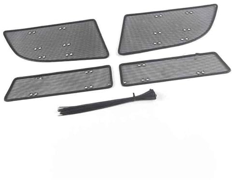 Bandes de Calandre Filet anti-insectes à paillettes pour Mercedes-Benz EQC400 2020, panneau de protection pour réservoir d'eau Calandre