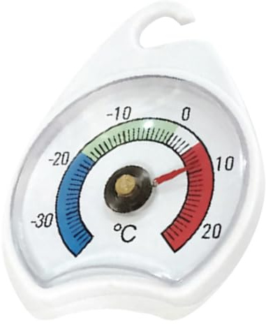 DIYEAH Kühlschrankthermometer Analog Handlich Zuverlässige Temperaturanzeige für Kühlschrank und Gefrierraum für Haushalt und Gewerbe Präzise Frischeüberwachung