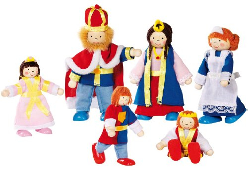 goki Böjdockor Kungsfamilj 6 dockor