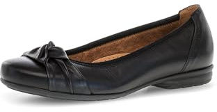 Gabor Femme Ballerines, Dame Ballerines Classiques,Ballerines,Chaussures d'été,Classique,élégant,Noir (Schwarz) / 57,38 EU / 5 UK