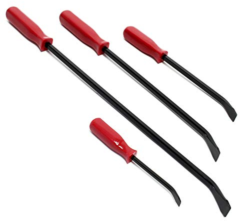 Set di 4 leverini in acciaio al carbonio con maniglia Leve Palanchini di precisione Piede di porco