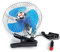 MAGT Auto Ventilator Mini-Lüfter, 12V 25W Tragbarer Mini-Auto-Fahrzeug-Clip-On-Kühler Oszillierender Lüfter, Um 180 Grad Drehbar, Geräuscharm for Auto-LKW-Armaturenbrett