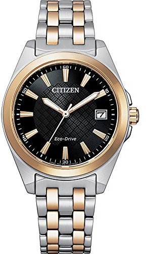 Citizen Reloj Analógico para Mujeres de Eco-Drive con Correa en Acero Inoxidable