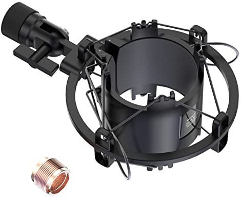 IXTECH Microphone Shock Mount - Noise Isolation, Anti Vibration for 48-51mm Condenser Mic