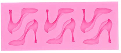 Kuchendekoration 3D High Heel Schuh geformte Schokolade Süßigkeiten Zucker Formen Silikon Backformen Quadrat Rechteck