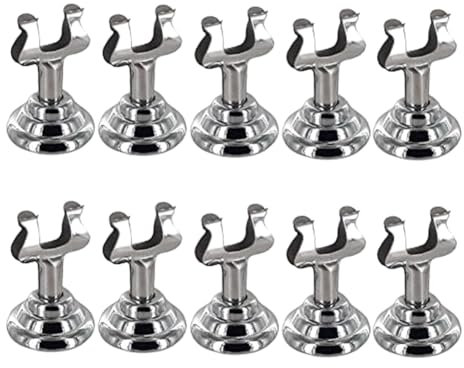 DcnrInsr Pack de Supports de Pancartes Mini Menu pour Porte-Cartes de Table de Mariage pour Restaurants, Cafés et Pâtisseries.