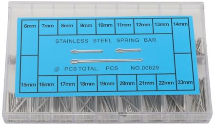 Perfeclan 360Pcs Watch Band Link Cotter Pins Assortment Watch Bracelet Pins Watch Split Pins Accessories Spare Parts Fixing Watch Pins
