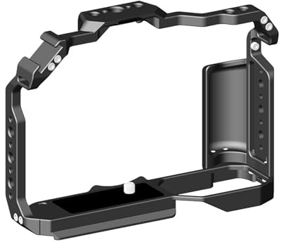 Cage de caméra en aluminium avec plaque à libération rapide pour appareil photo reflex numérique, stabilisateur de film vidéo