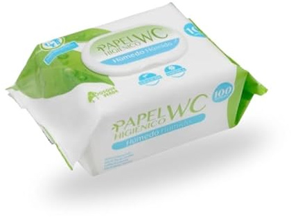 Papel Higiénico Húmedo WC Bosque Verde con Aloe Vera y Camomila – paquete con 100 toallitas