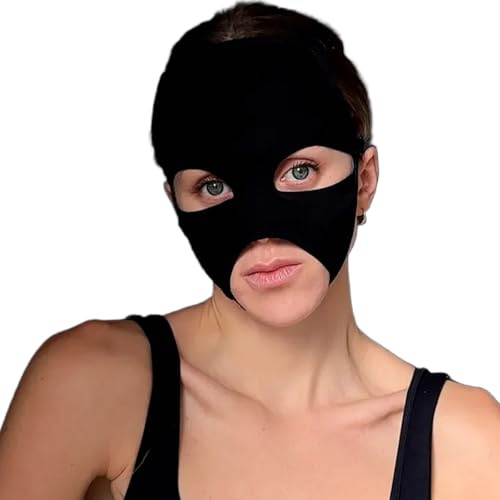 JanJean Lingerie Costume Swim Mask Man Adult Men Veil Tie Lace Hood Cosplay Party Bow Hats Gem Type B One Size