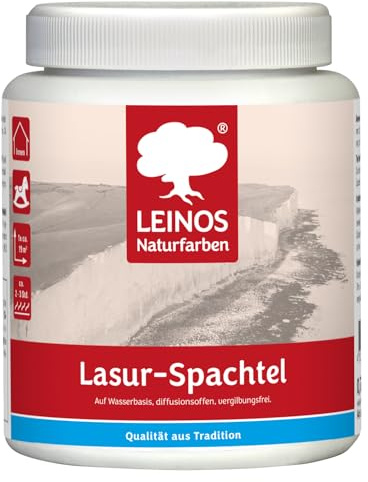 LEINOS Lasur-Spachtel 2,5 L – transparente Spachtelmasse