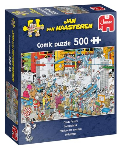 Jan van Haasteren, Süßigkeiten Fabrik, Puzzle 500 Teile Erwachsene