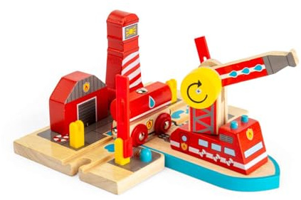 Bigjigs Rail Salvataggio dei Pompieri su Mare