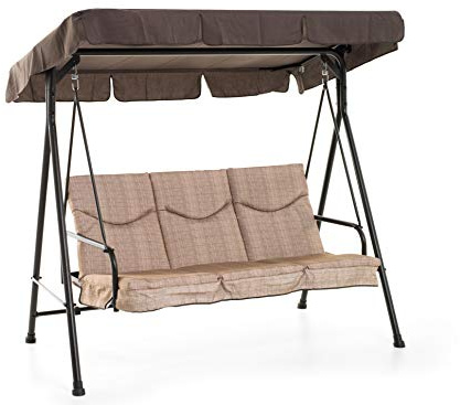 My_garden Madagascar Dondolo, Beige, 3 Posti Medium