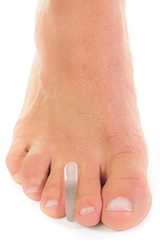 ZenToes Toe Separators for Bunion Pain Relief Set of 6 Flared Gel Straighteners Align Toes and Prevent Corns and Blisters (Small)