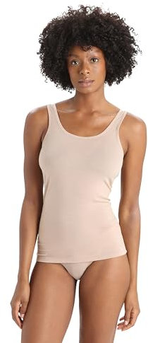Icebreaker Damen Women's Siren Tank Merinounterwäsche Beige S