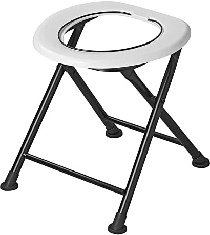 APT Inodoro plegable para camping, incluye bolsa, soporta hasta 150 kg, plegable, inodoro para camping al aire libre, para festivales