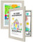 Americanflat A4 Kids Artwork Display Frame in Light Wood - Use as 25.5x32 cm Kids Art Frame without Mount - Front Opening Childrens Artwork Display Holds 100 Pieces - Set of 2