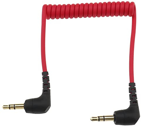 3,5-mm-Mikrofonkabel, Ersatz kompatibel mit Rode Wireless Go VideoMic GO 2/VideoMicro 3,5 mm Stecker auf Stecker, TRS auf TRS, Audiomikrofon, AUX-Mikrofonkabel