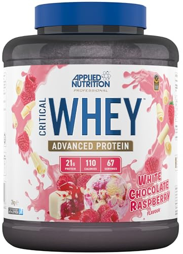 Applied Nutrition Critical Whey (2000g) Chocolate blanco y frambuesa - Proteínas - Mezcla de Proteínas de Suero