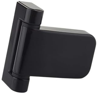 FixRello Black uPVC Door Hinge – Heavy Duty Flag Hinge 23mm Rebate – PAS 24 Security Certified – Easy Fit DIY uPVC Door Hinges – Fast Install