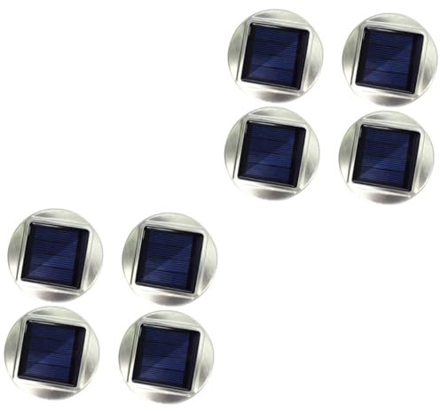 BESTonZON 4pcs Garden Solar Lights Outdoor Replacement Parts Solar Jar Lid Energy-Saving Decorative