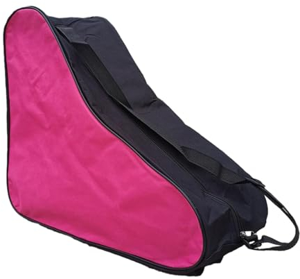 Harilla Rollschuh-Tasche, Skate-Tragetasche, Skating-Schuhe, Tasche, Eislauf-Tasche für Inline-Skates, Quad-Skates, Rollschuhlaufen für Kinder, ROSA