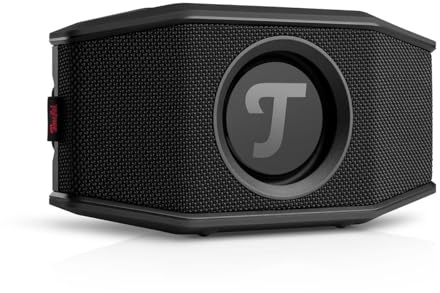 Teufel ROCKSTER GO 2 Bluetooth Speaker - Tragbarer Lautsprecher für draußen, mit Langer Akkulaufzeit (28 h), Wasserdicht IP67, Wireless Musikstreaming, USB Soundcard, Outdoor - schwarz