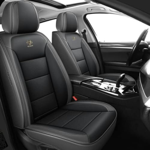 SAHFEE Sitzbezüge Auto Autositzbezüge Universal Set für Seat Arona FR Altea Altea FR Ateca Ateca FR Marbella Ibiza MK2 Auto Zubehör,Schwarzgrau