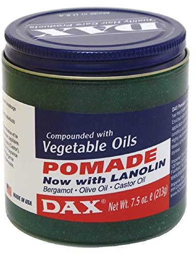 Dax Pomade Now with Lanolin compounded with Vegatable Oils 7.5 oz. Jar