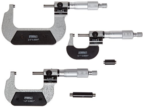 Fowler 52-224-103-0, Digit Counter Micrometer Set With 0-3 Measuring Range