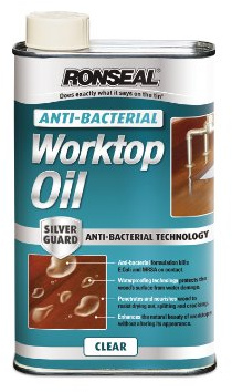 Ronseal ABWO500 500ml Anti-Bacterial Worktop Oil | Ronseal ABWO500 Anti-Bacterial Worktop Oil|500ml quantity|Silver Guard technology helps kill E. coli and MRSA bacteria|Ide