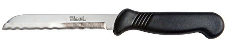 Zinel 4311 Serrated Multi-Puropose Knife, Stainless Steel, 10 cm , Silver
