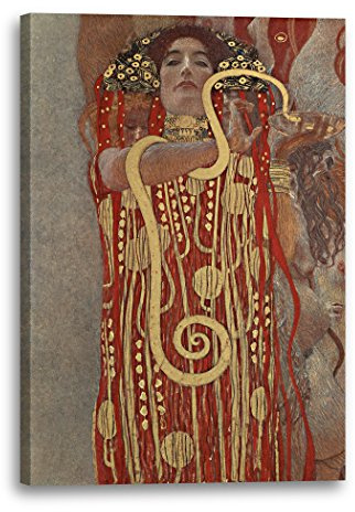 Printed Paintings Leinwand (80x120cm): Gustav Klimt - Hygieia