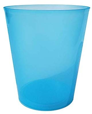 TELEVASO - 75 uds - Vaso Sidra 480 ml Reutilizable Ligero - Polipropileno (PP) - Color azul - Vaso ecológico Libre de BPA,