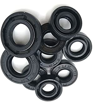 TC * 37-80-30 * 4/5/6/7/8/9/10/12 NBR Wellendichtring zweilippig Feder Rotary, 30x42x10.5mm 2Pcs