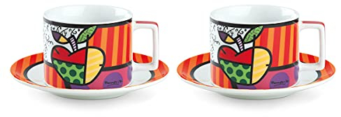 Egan Set 2 Tazze Cappuccino Britto Mela ML.220