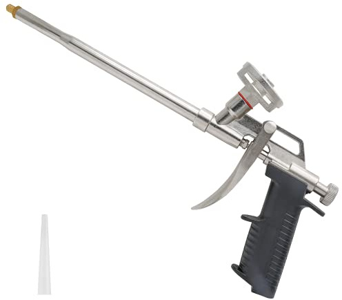 Qjaiune PU Sprühschaumpistole Dichtstoff Applikationspistole Sprühisolierung Ausdehnungsschaumpistole Applikator Heavy Duty Dosierpistole zum Füllen von Fenstern Lücken
