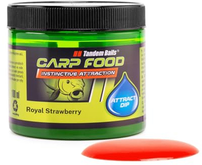 Tandem Baits Carp Food Attract Dip | Karpfen Angeln ohne Mühe | Köder zum Große-Fische-Angeln | Karpfenzubehör für Profis & Hobby-Angler 100 ml
