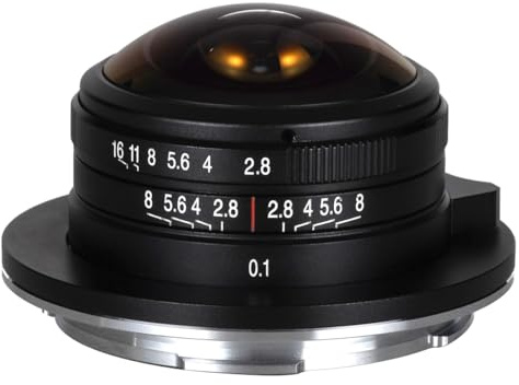 LAOWA Objectif 4mm f/2.8 Fisheye circulaire kompatibel mit Canon RF