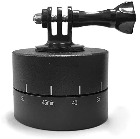 Actionkameras Zeitraffer-Gimbal-Action-Kamera 360-Grad-Rotation 60 Minuten Verzögerung Automatische Rotation Gimbal for Held / 9/8/5 Timer Mehrere Aufnahmemodi, einfache Aufnahme