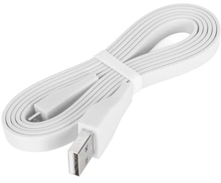 VBESTLIFE Cable de Carga de Repuesto para UE Boom, Cable de Carga USB de 1,2 M para Logitech UE Wonderboom para UE Boom, para Megaboom, para Mega Boom (WHITE)
