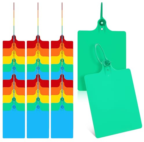 DIYEAH Hängeetiketten Wasserfest Versand mit Schnur aus Pp 100 Stück | Suitable Size, Vielseitig Einsetzbar für Transport und Verpackung, Leicht Anzubringen