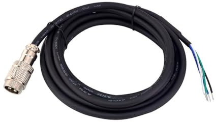 VWWJCCRO RV-4 AWG20 2.7M Long Electronic Starter Extension Cable with GX16 for Nema 23 & 24 Closed Loop Stepper Electronic Starter